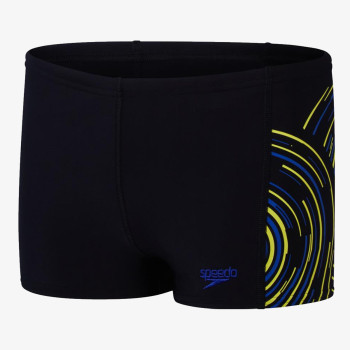 SPEEDO Kupaće gaće PLMT PRNT ASHT JM BLACK/BLUE 