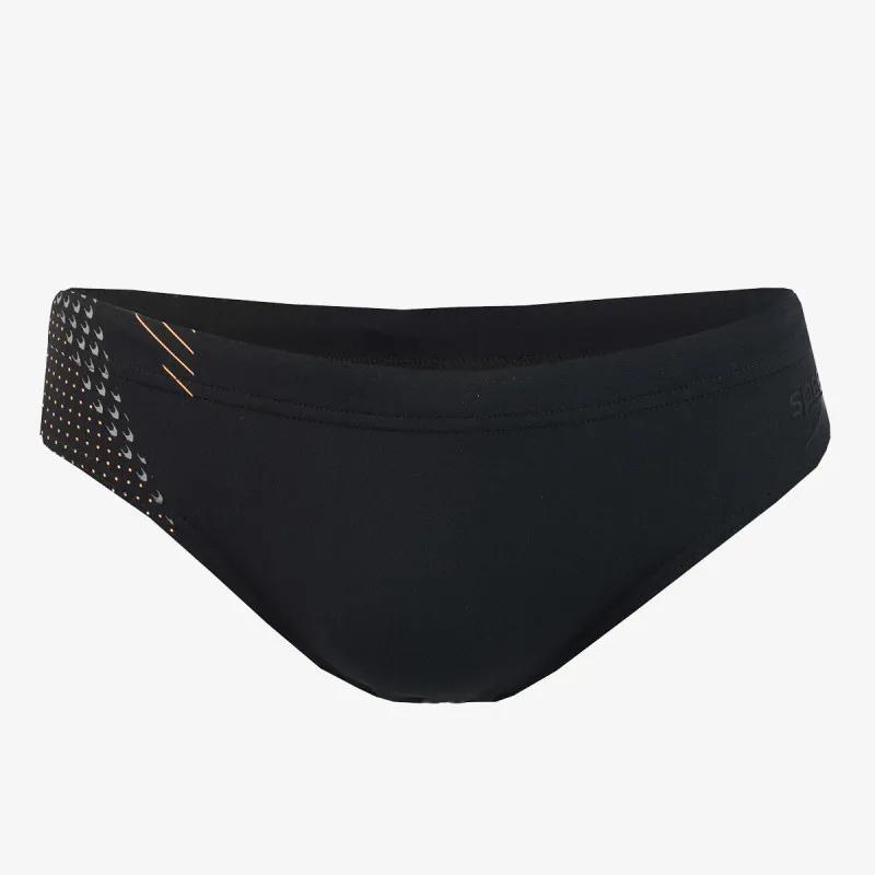 SPEEDO Kupaće gaće TECH PNL 7CM BRF AM BLACK/ORANGE 