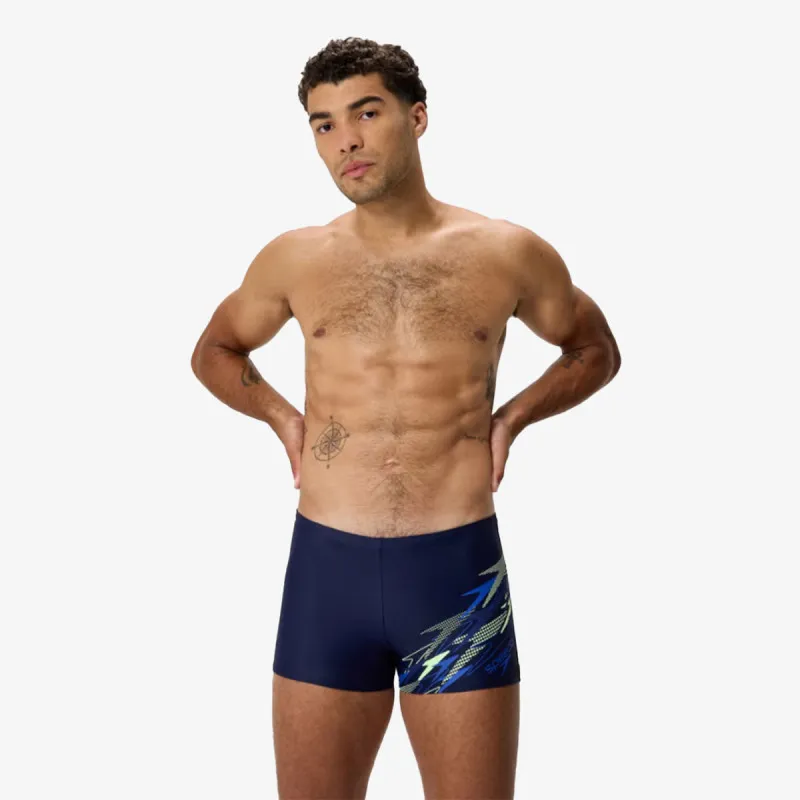 SPEEDO Kupaće gaće MEDLEY LOGO AQUASHORT NVY/BLU 