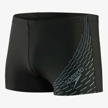 SPEEDO Kupaće gaće MEDLEY LOGO ASHT AM BLACK/GREY 