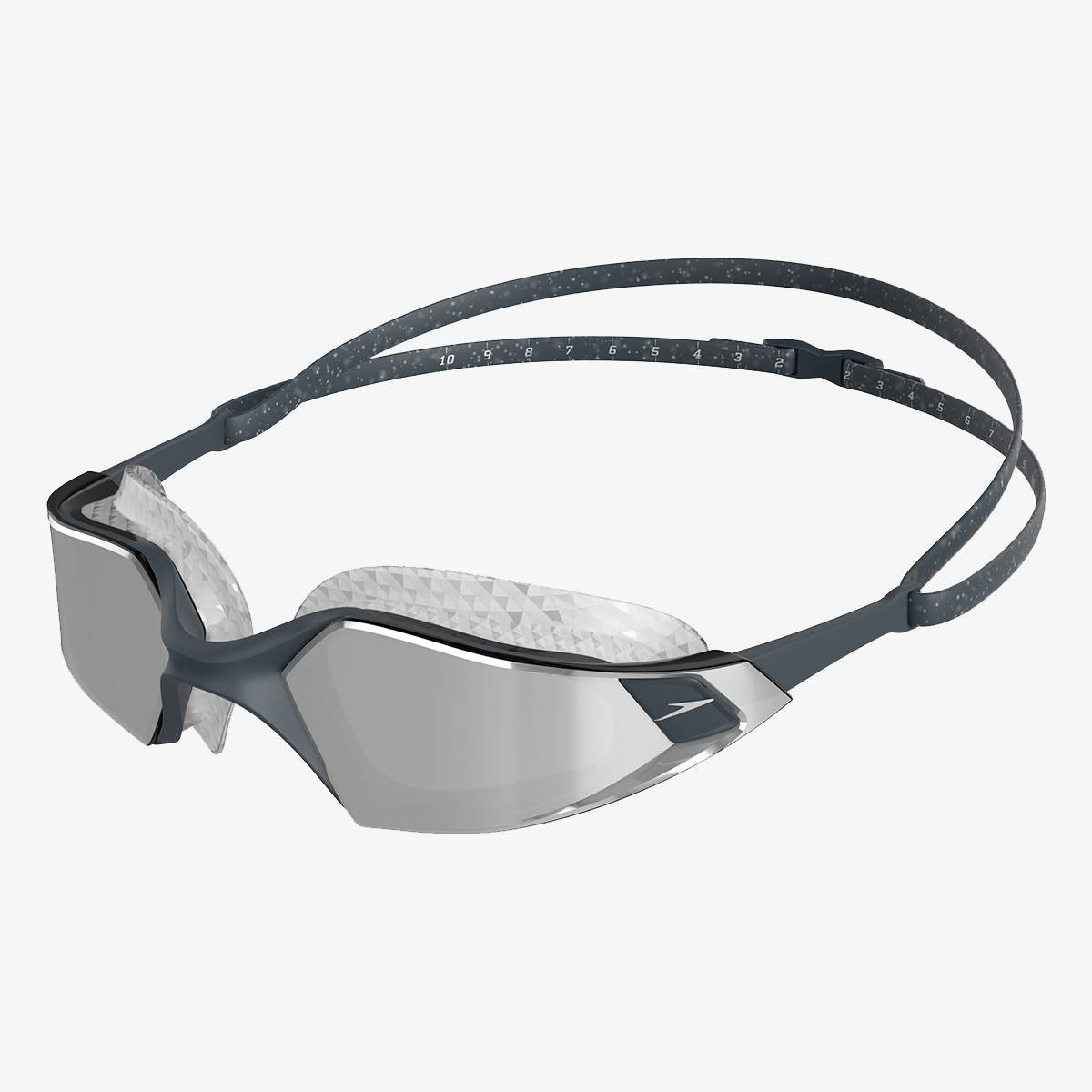 SPEEDO Naočare za plivanje AQUAPULSE PRO MIRROR GOG AU GREY/SILVER