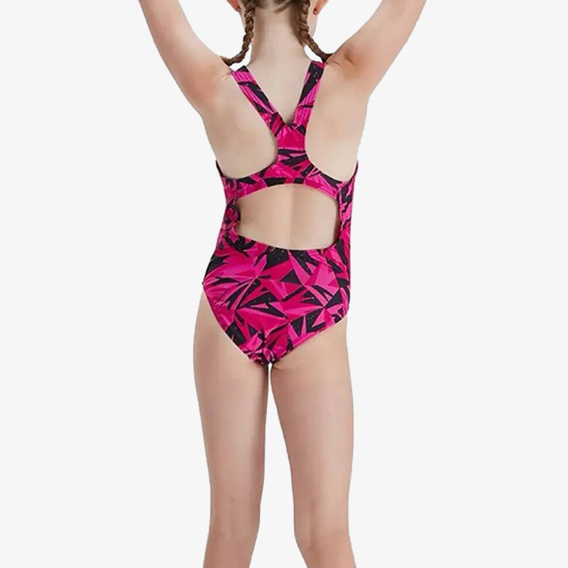 SPEEDO Kupaći kostim 1-delni HYPERBOOM MDLT JF BLACK/PINK