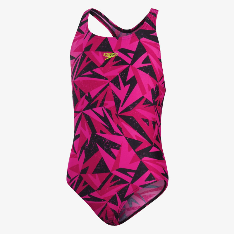 SPEEDO Kupaći kostim 1-delni HYPERBOOM MDLT JF BLACK/PINK