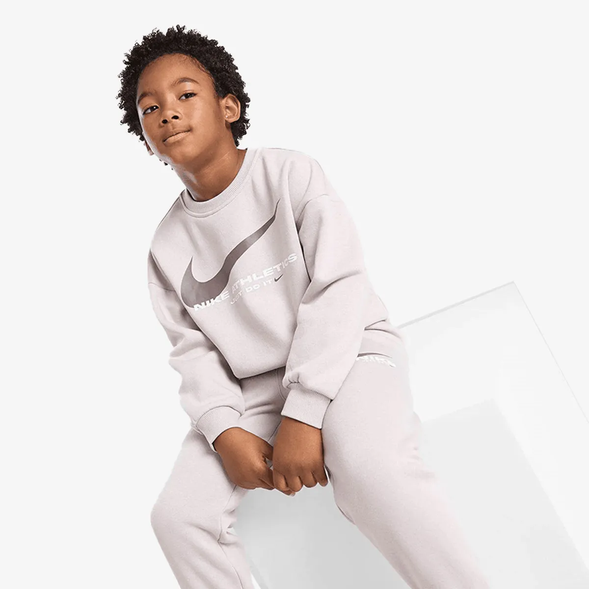 NIKE Trenerka NKB B NSW SWOOSH FLC CREW PANT 