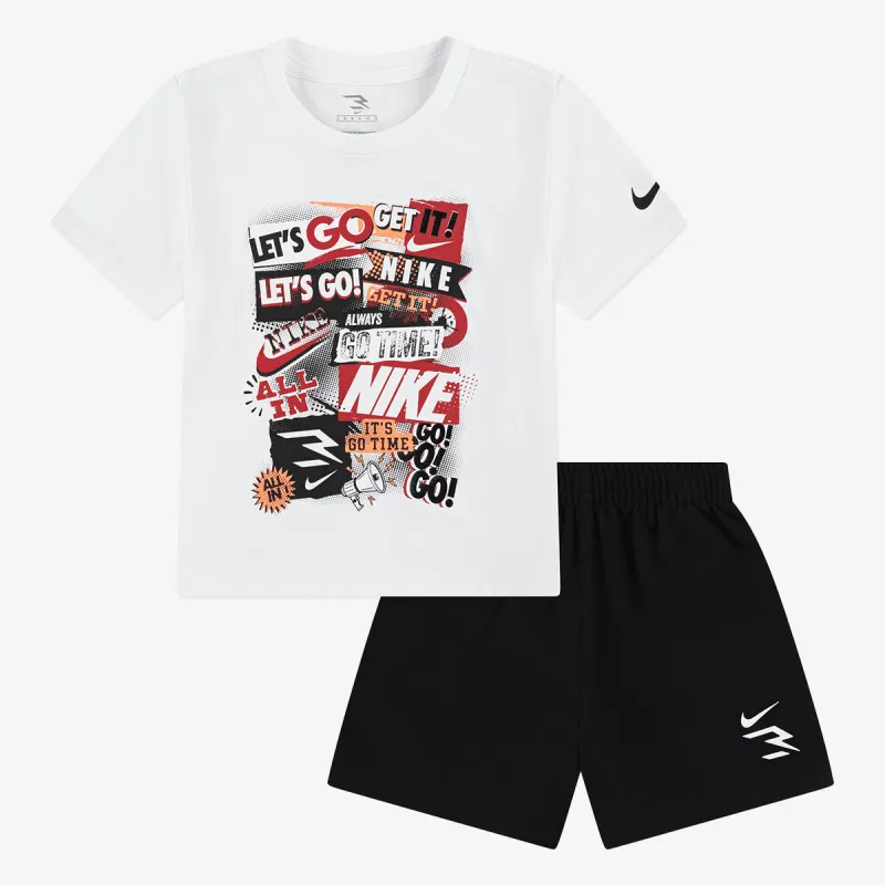 NIKE Set RWB COLLAGE TEE TERRY SHORT SE 