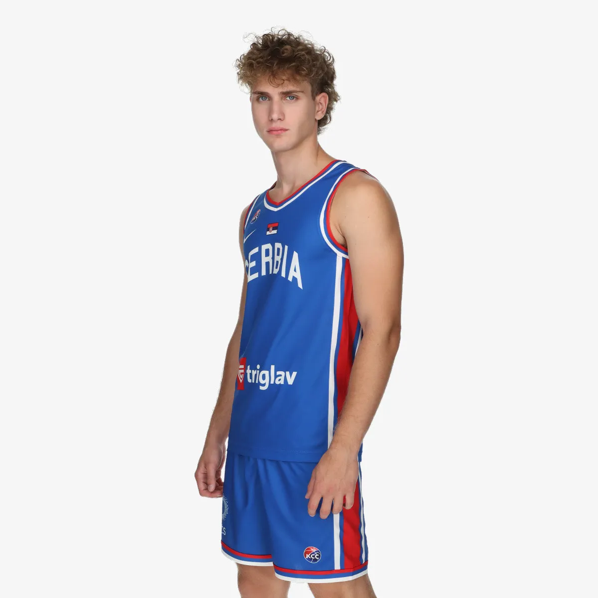 NIKE Dres SR M NK TM BB JSY HM-ROYAL BLUE/WHITE/UN 