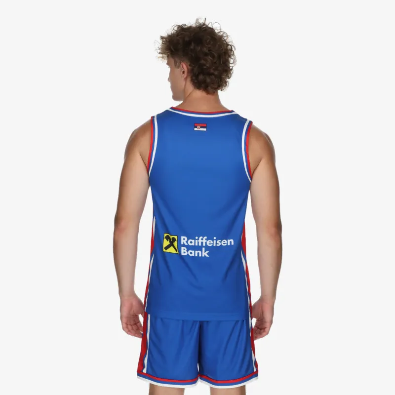 NIKE Dres SR M NK TM BB JSY HM-ROYAL BLUE/WHITE/UN 