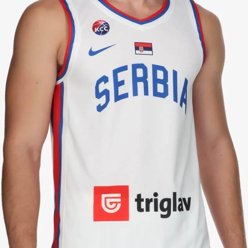 NIKE Dres SR M NK TM BB JSY AW-WHITE/ROYAL BLUE/UN 