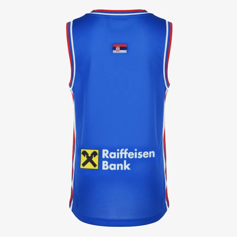 NIKE Dres SR M NK TM BB JSY HM-ROYAL BLUE/WHITE/UN 