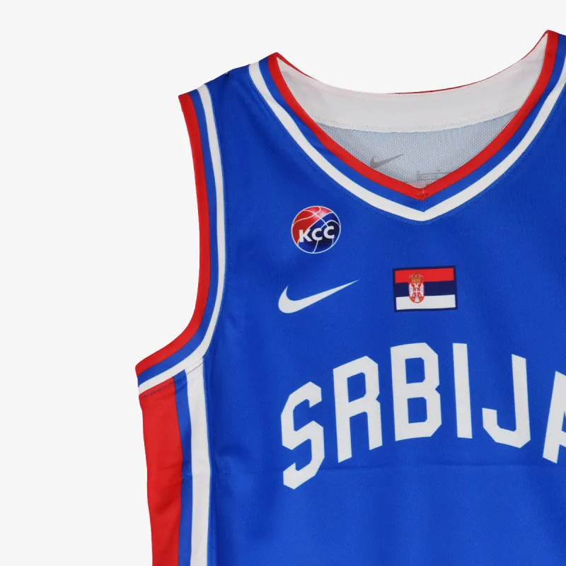 NIKE Dres SR M NK TM BB JSY HM-ROYAL BLUE/WHITE/UN 