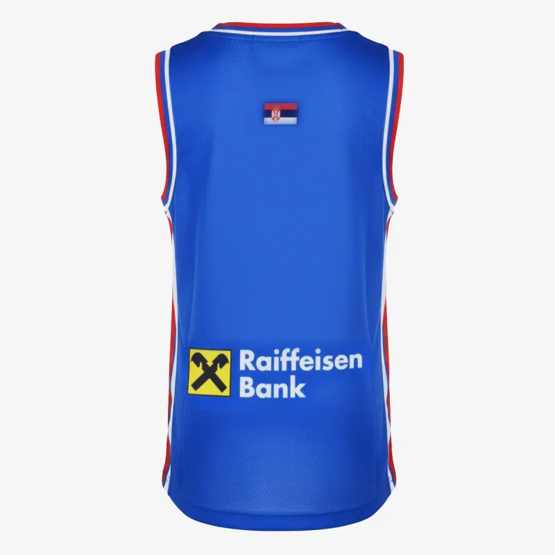 NIKE Dres SR Y NK TM BB JSY HM-ROYAL BLUE/WHITE/UN 