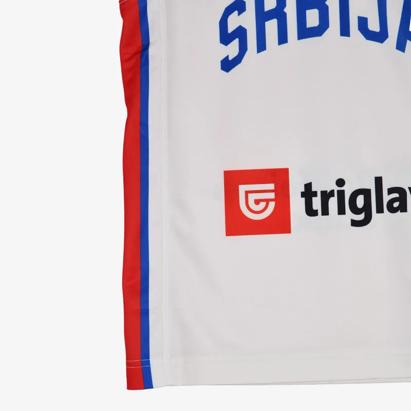 NIKE Dres SR Y NK TM BB JSY AW-WHITE/ROYAL BLUE/UN 