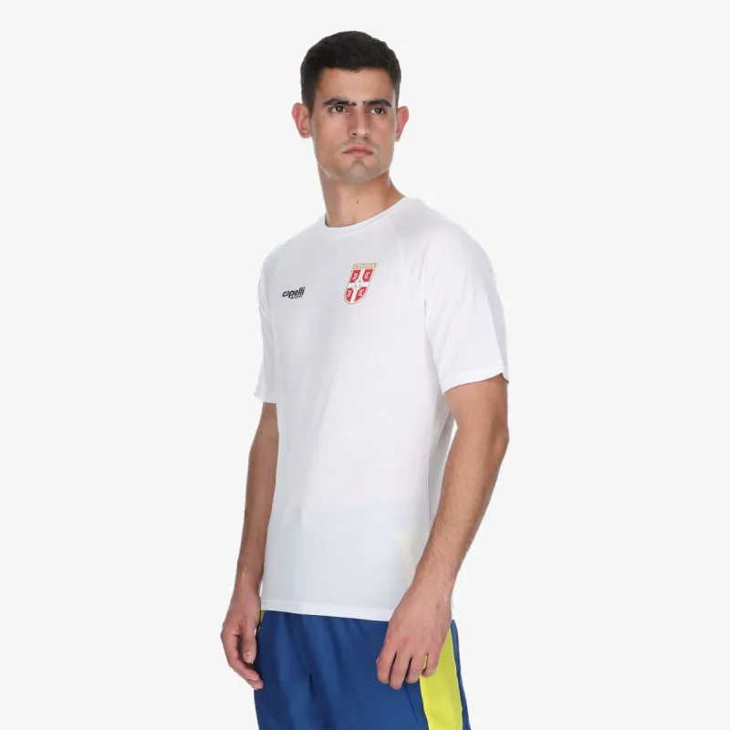 CAPELLI SPORT Majica Basics Tee with Sleeve Logo 