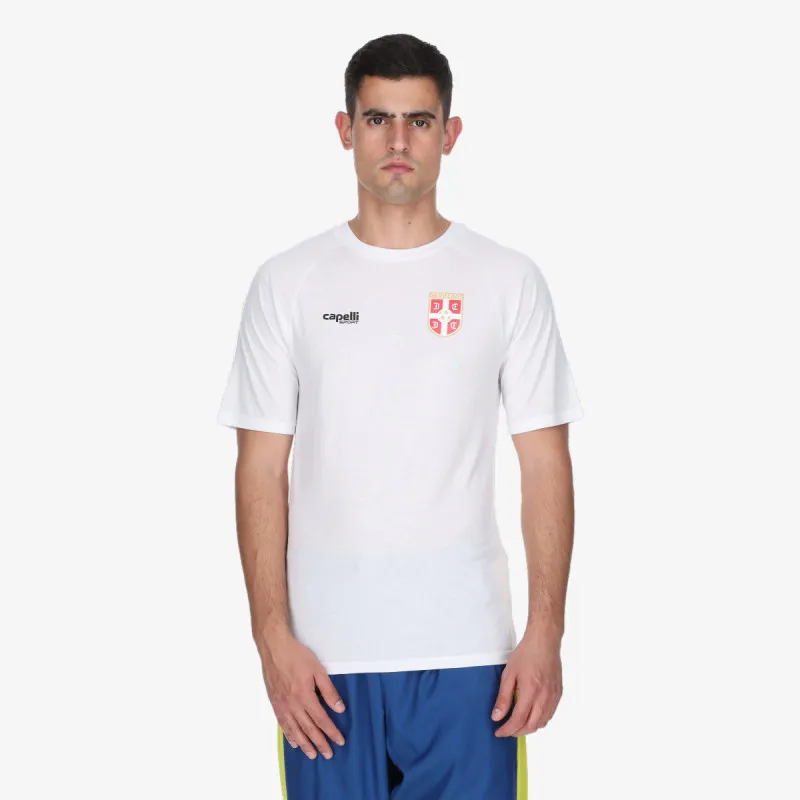 CAPELLI SPORT Majica Basics Tee with Sleeve Logo 