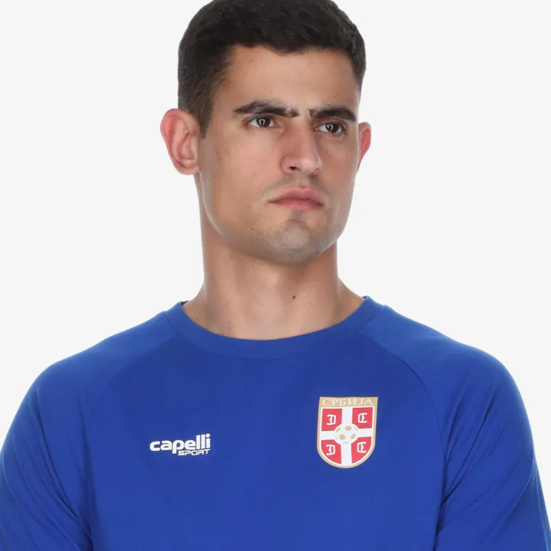 CAPELLI SPORT Majica Basics Tee with Sleeve Logo 