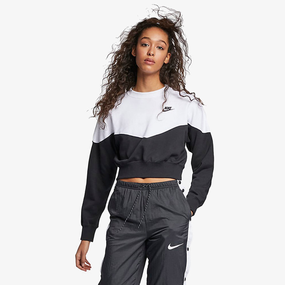 NIKE Dukserica W NSW HRTG CREW FLC