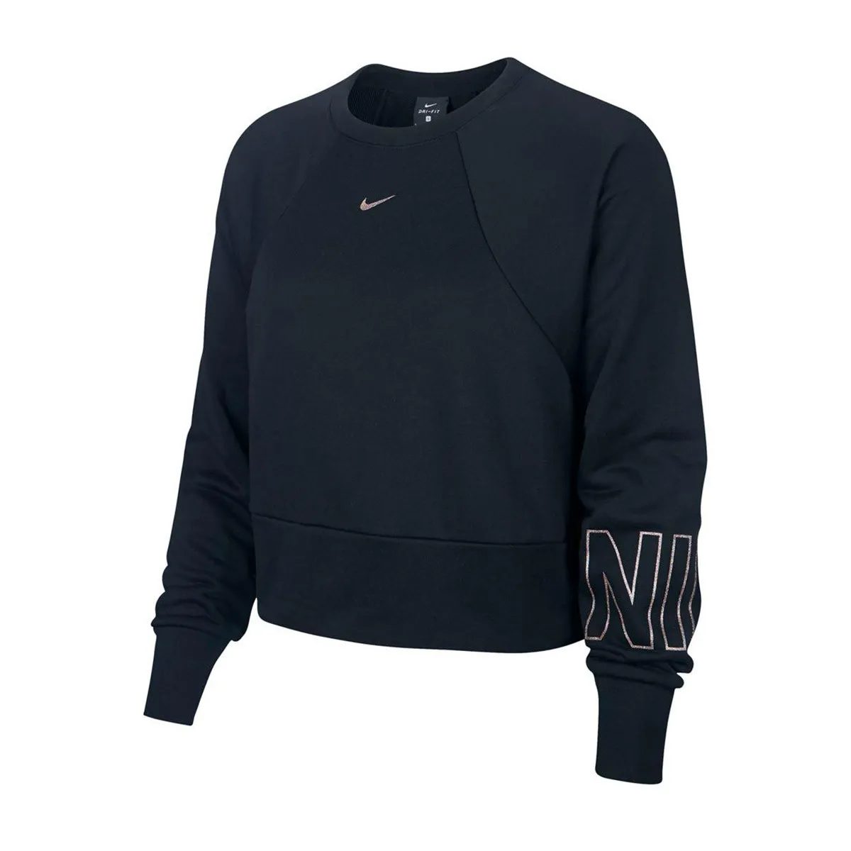 NIKE Dukserica W NK DRY GET FIT FLC CRW NK GX