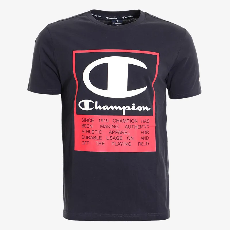 CHAMPION Majica SQUARE LOGO T-SHIRT 