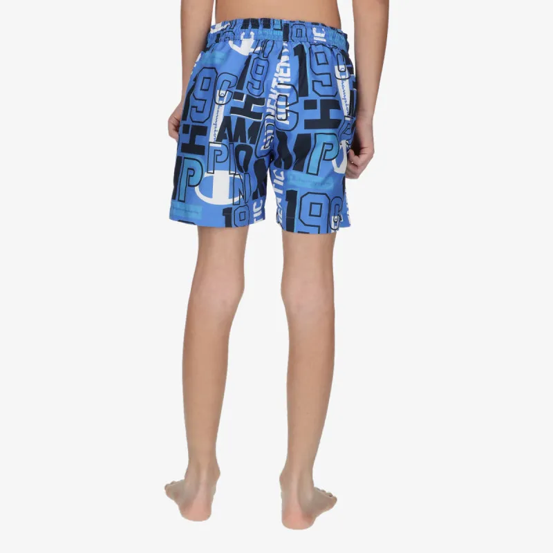 CHAMPION Šorc BOYS LOGO SWIM SHORTS 