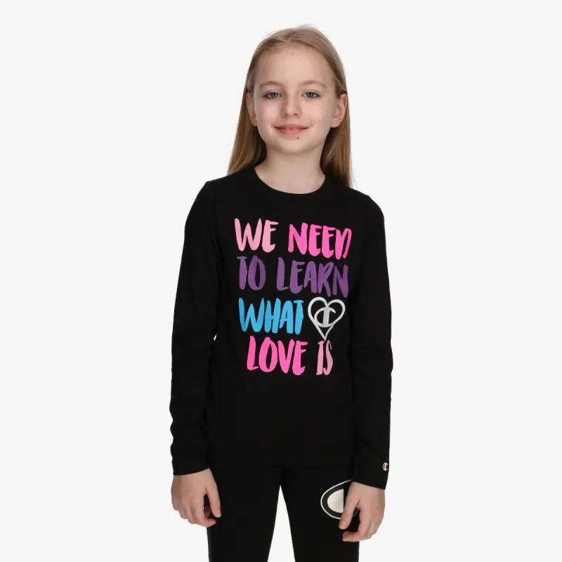 CHAMPION Majica dugih rukava HEART 