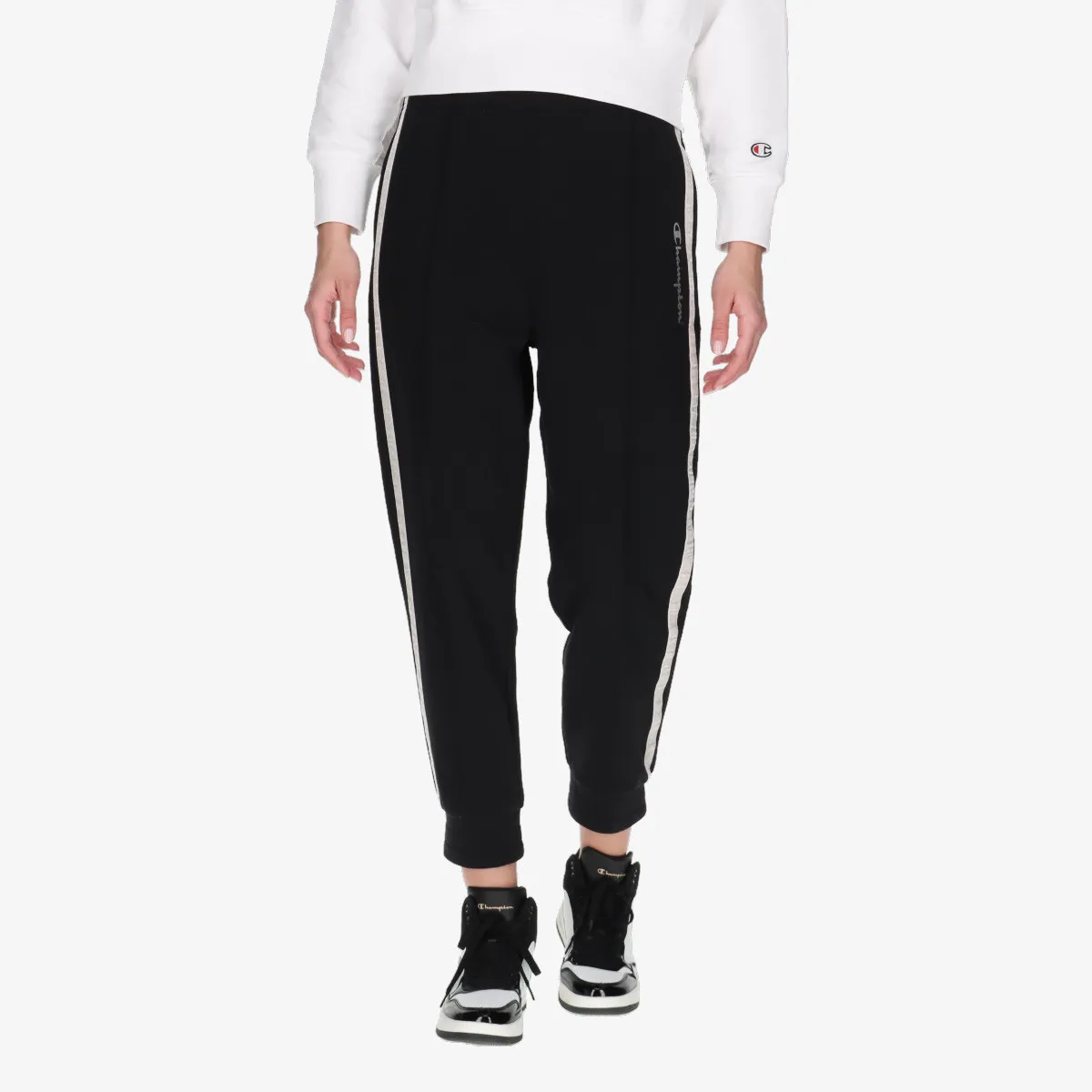 CHAMPION Donji deo trenerke White tape
