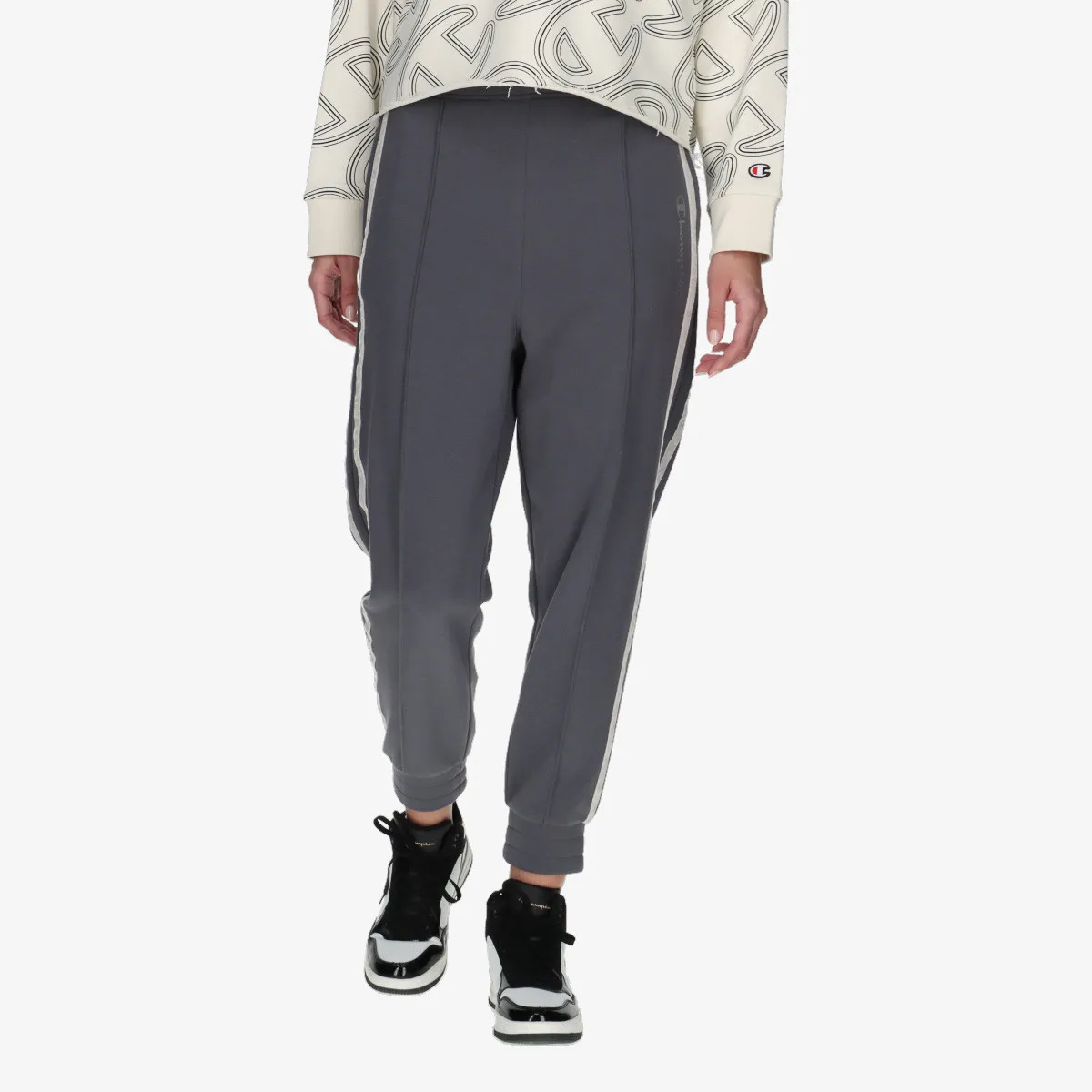 CHAMPION Donji deo trenerke White tape