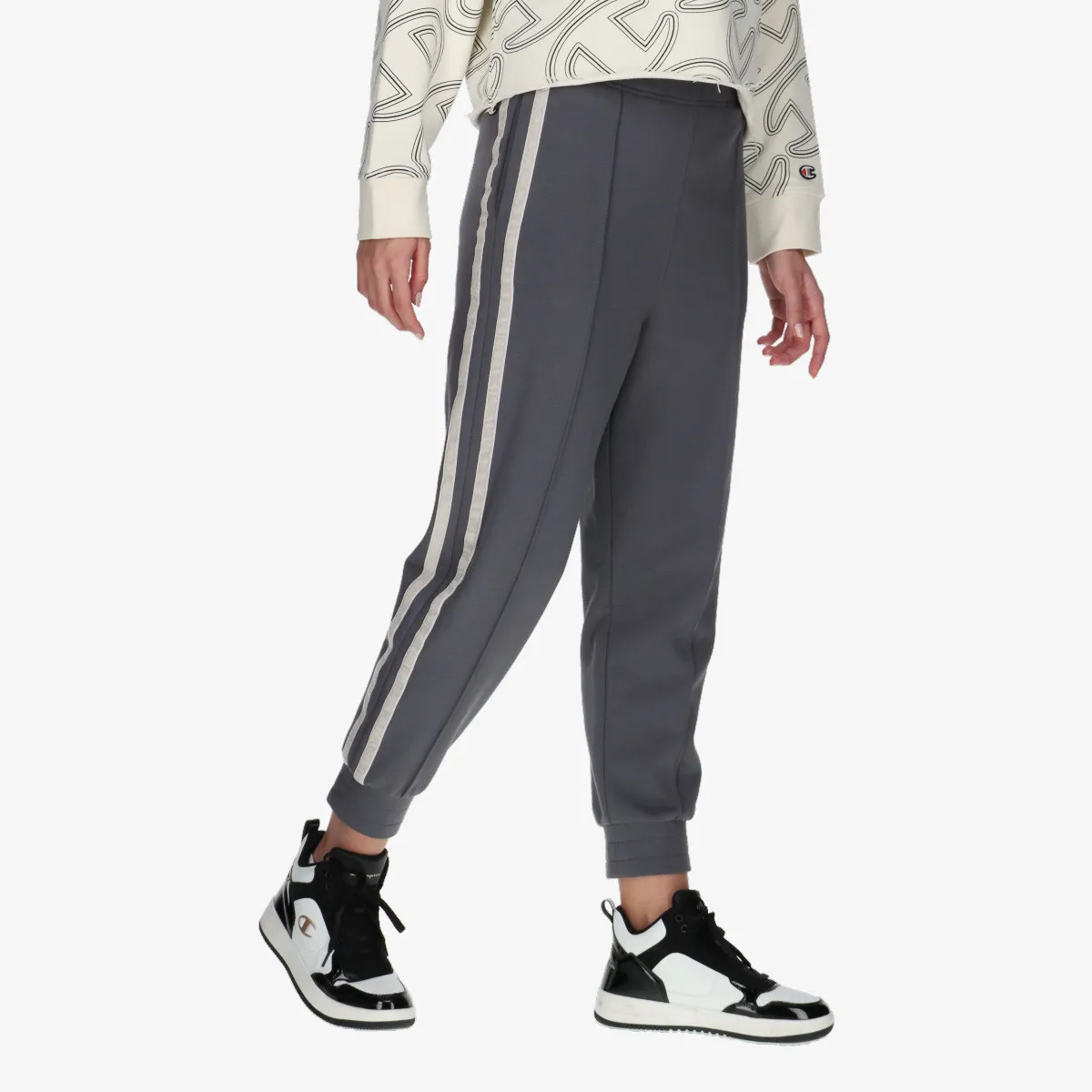CHAMPION Donji deo trenerke White tape