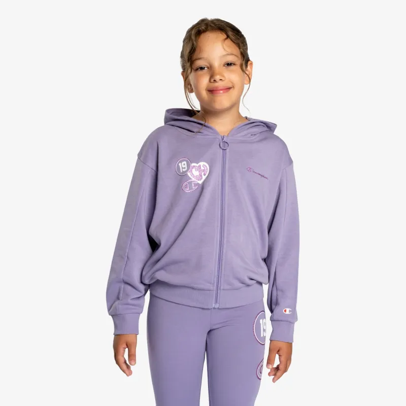 CHAMPION Dukserica COLLEGE GIRL FULL  ZIP HOODY 