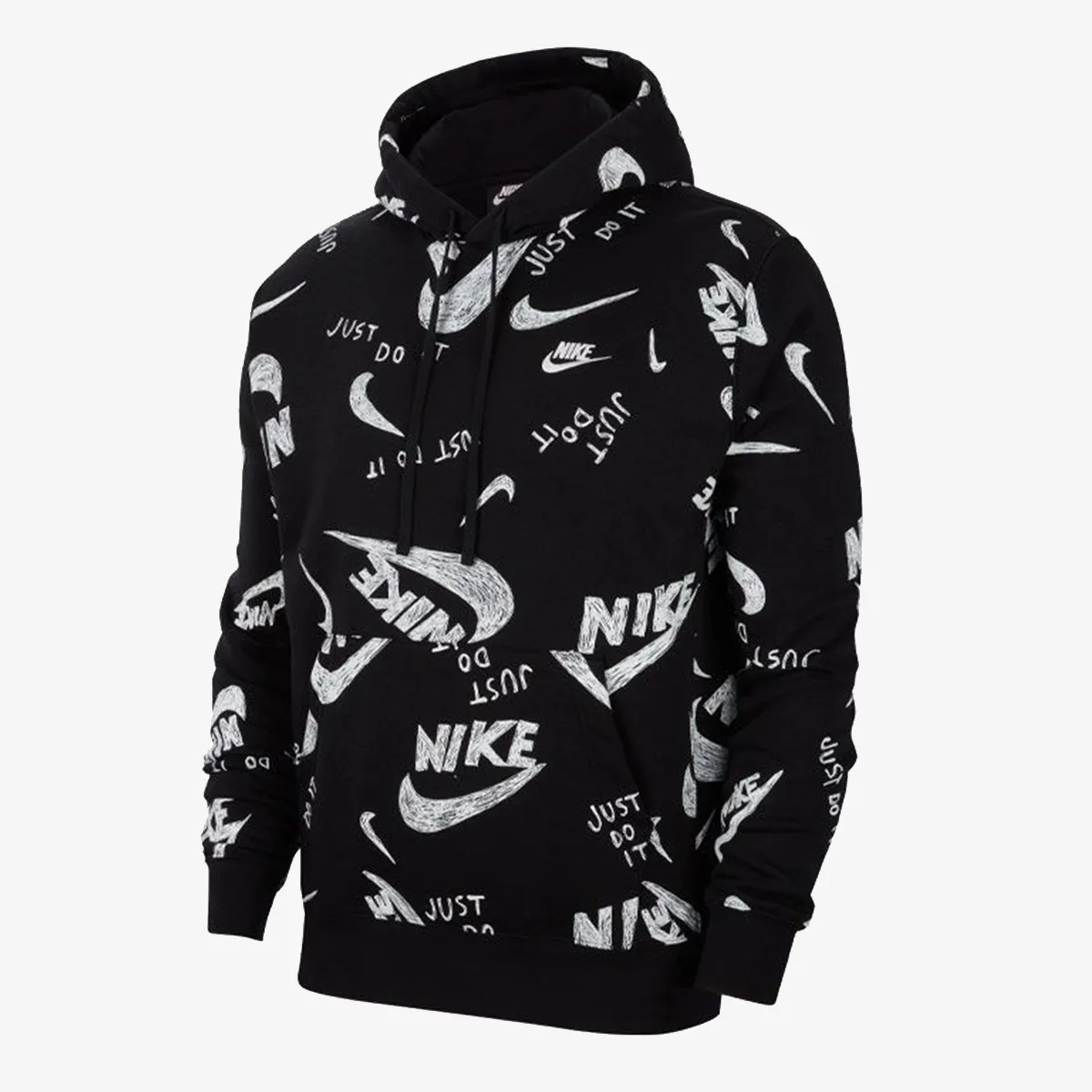 NIKE Dukserica M NSW CLUB HOODIE PO BB AOP 1
