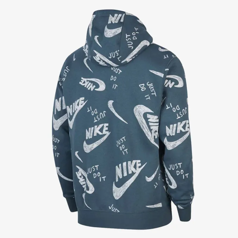 NIKE Dukserica M NSW CLUB HOODIE PO BB AOP 1