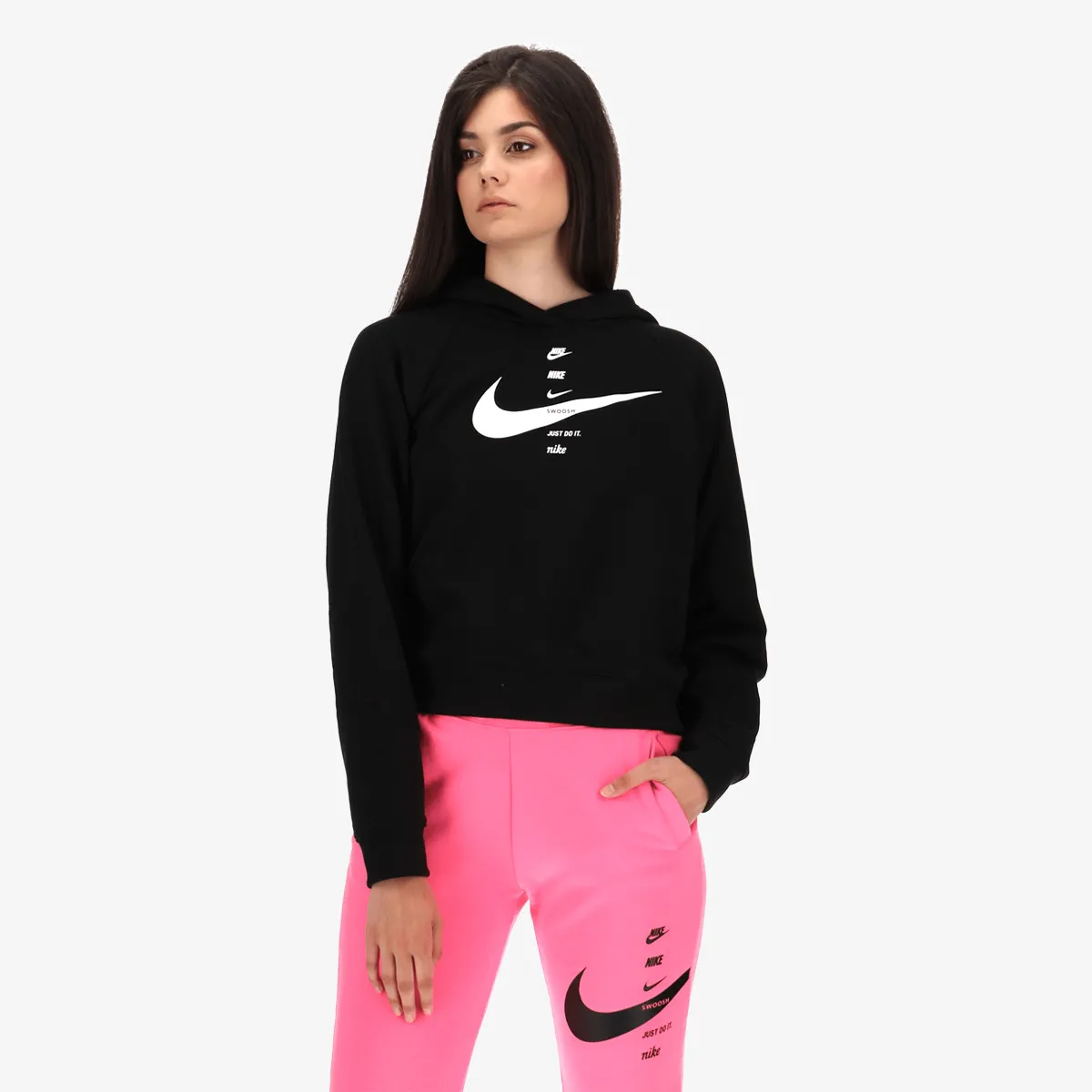NIKE Dukserica W NSW SWSH HOODIE FLC BB