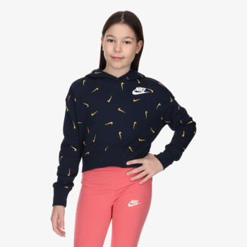 NIKE Dukserica Sportswear Cropped Pullover French Terry Hoodie 