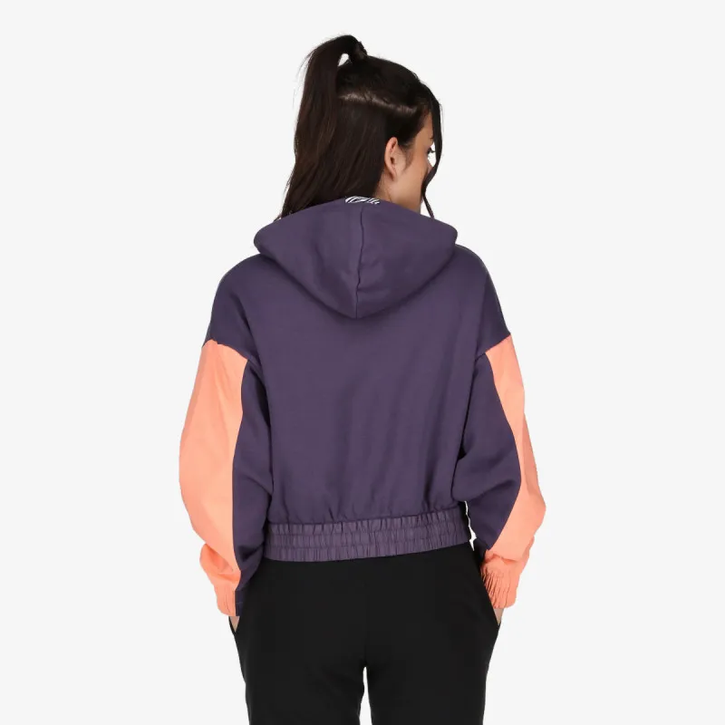 NIKE Dukserica W NSW ICN CLSH HOODIE QZ MIX