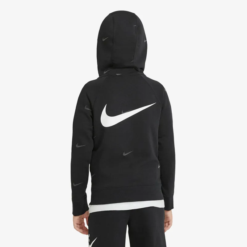 NIKE Dukserica B SWOOSH FLC FZ 