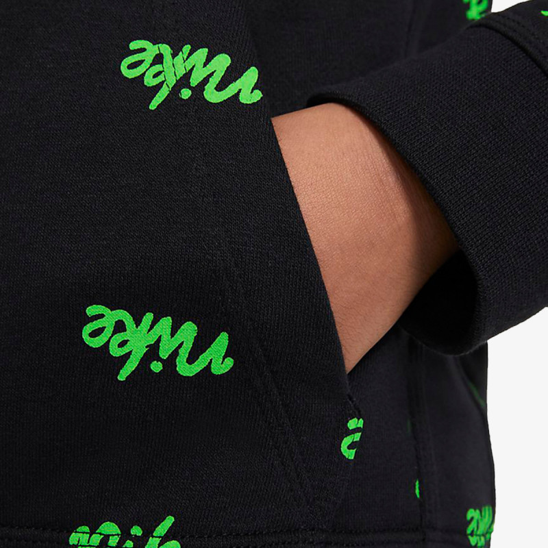 NIKE Dukserica Nike NWS SCRIPT PRINT HOODIE