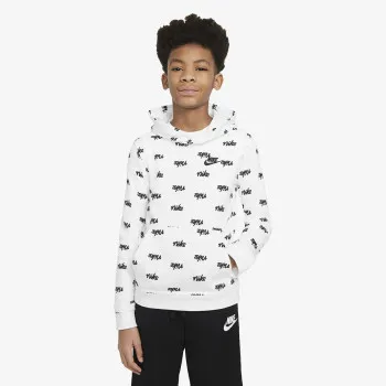 NIKE Dukserica SPORTSWEAR SCRIPT ALL OVER PRINT 