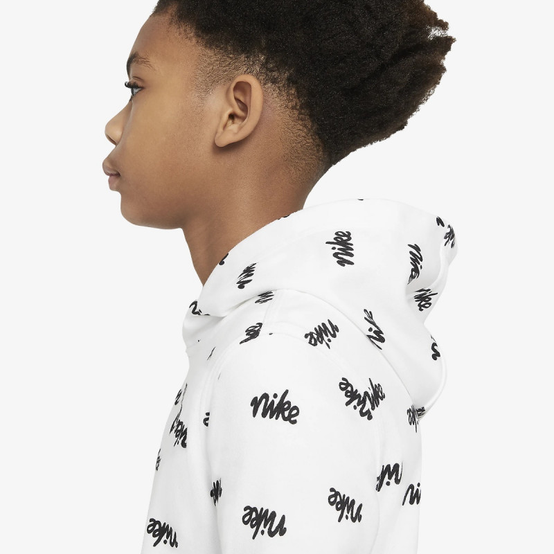 NIKE Dukserica SPORTSWEAR SCRIPT ALL OVER PRINT
