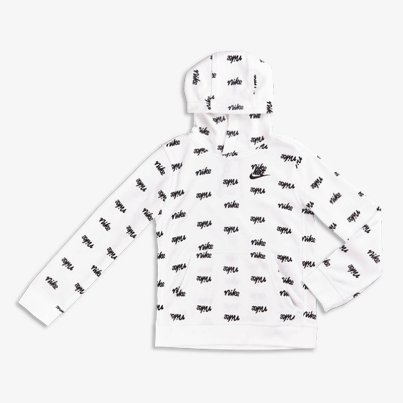 NIKE Dukserica SPORTSWEAR SCRIPT ALL OVER PRINT