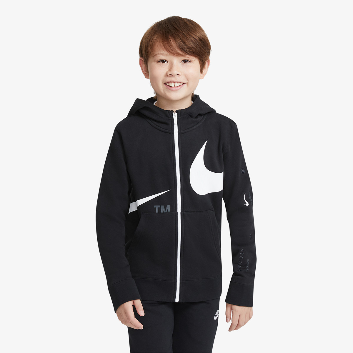 NIKE Dukserica Sportswear Swoosh Fleece Full-Zip
