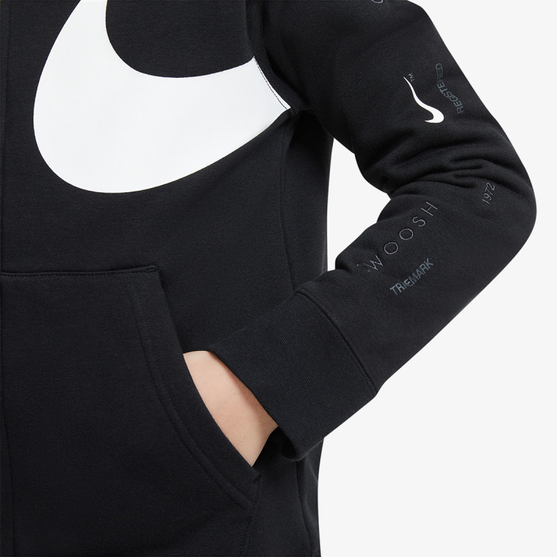 NIKE Dukserica Sportswear Swoosh Fleece Full-Zip