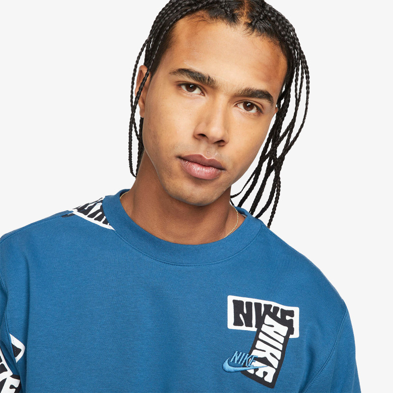 NIKE Dukserica M NSW SPE+ FT AOP CREW STKR