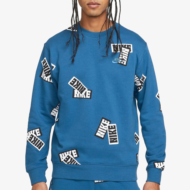 NIKE Dukserica M NSW SPE+ FT AOP CREW STKR