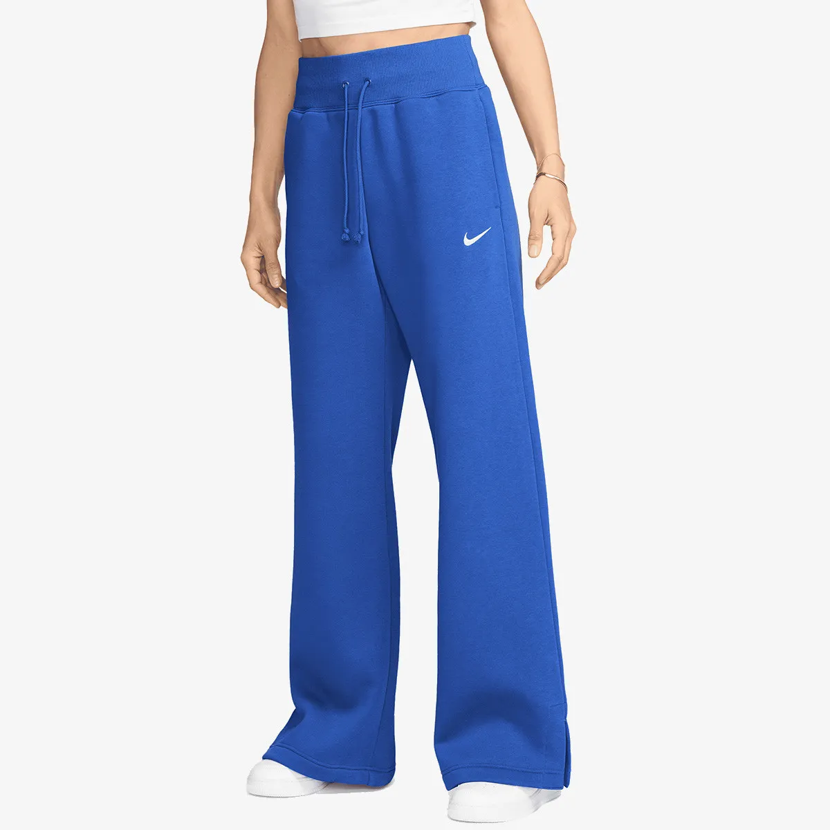 NIKE Donji deo trenerke W NSW PHNX FLC HR PANT WIDE