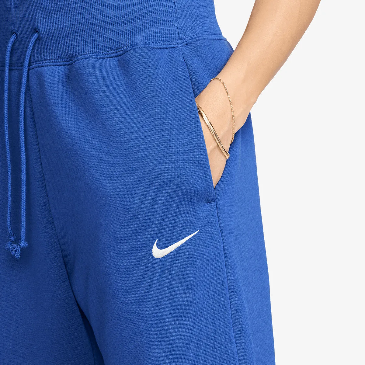 NIKE Donji deo trenerke W NSW PHNX FLC HR PANT WIDE