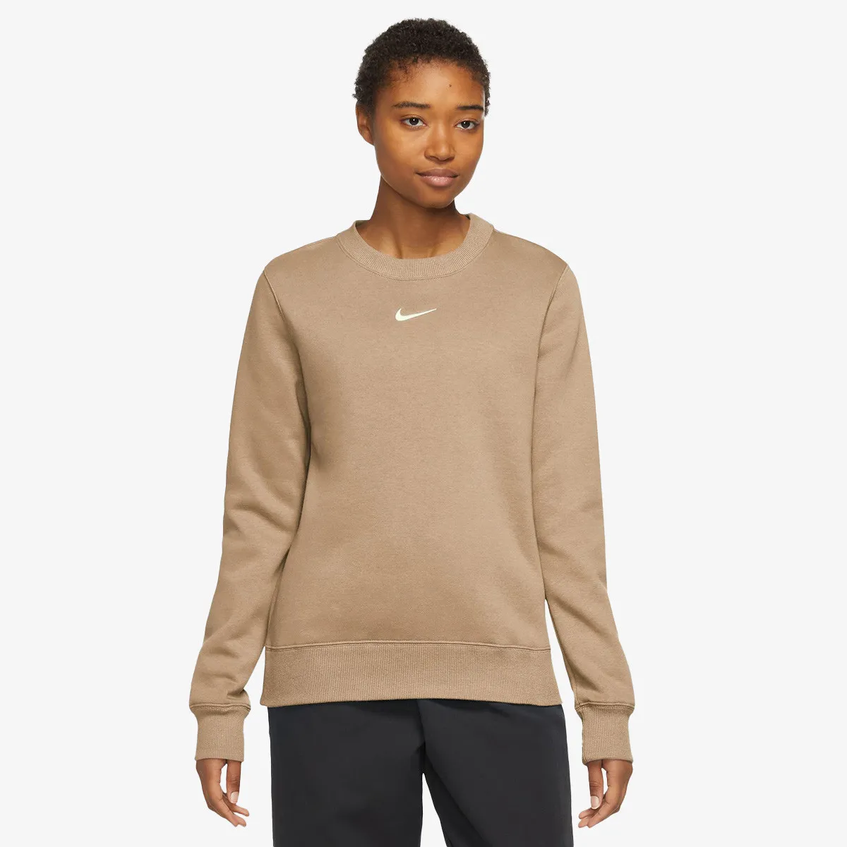 NIKE Majica dugih rukava W NSW PHNX FLC STD CREW 