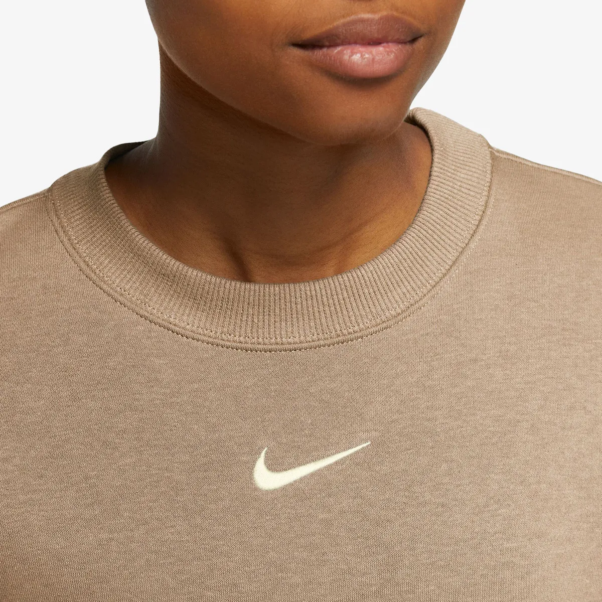 NIKE Majica dugih rukava W NSW PHNX FLC STD CREW 