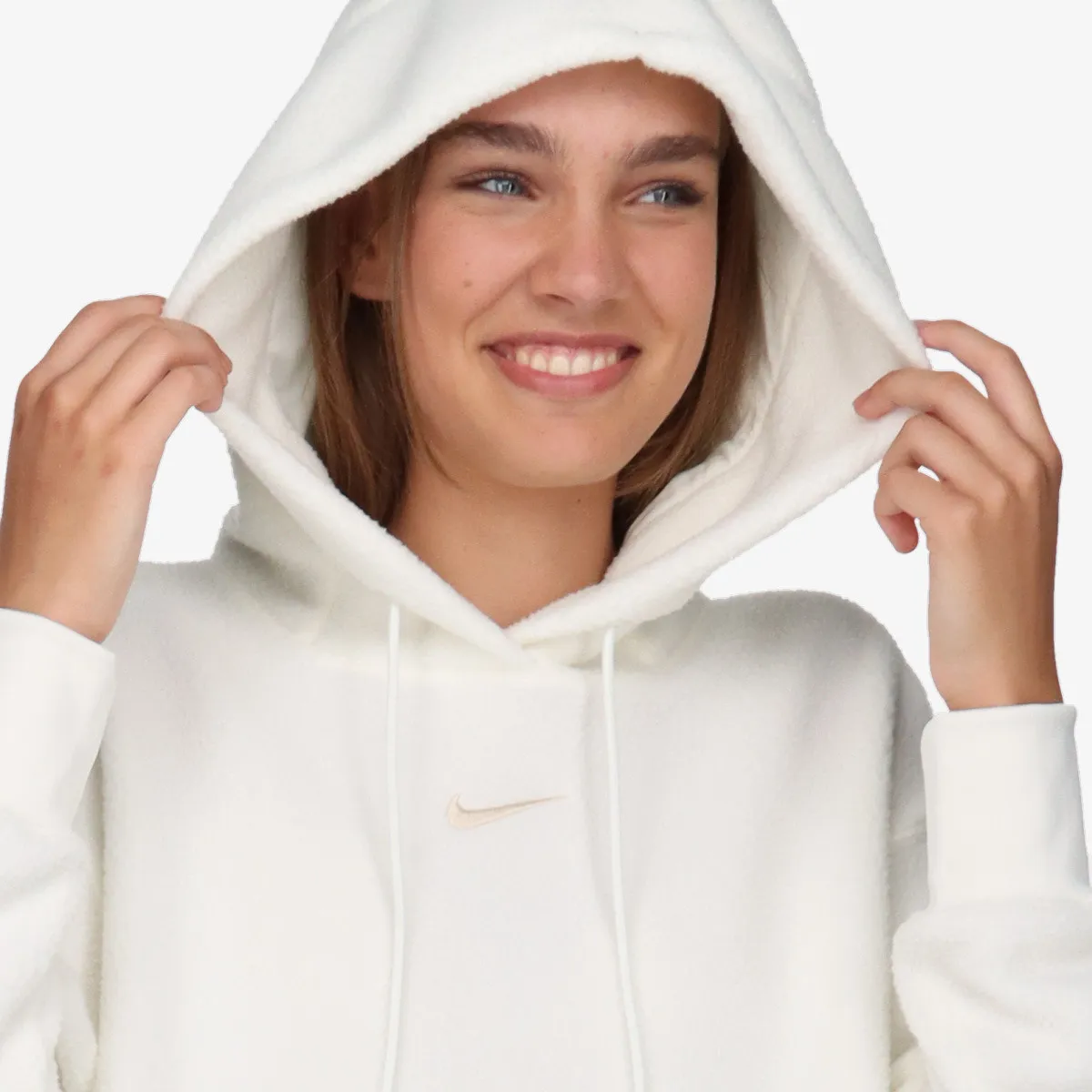 NIKE Dukserica W NSW PLSH PO HOODIE 
