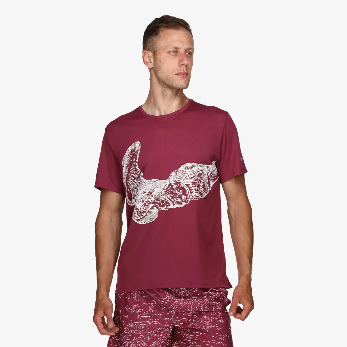NIKE Majica M NK DF UV RUN DVN MILER SS GX