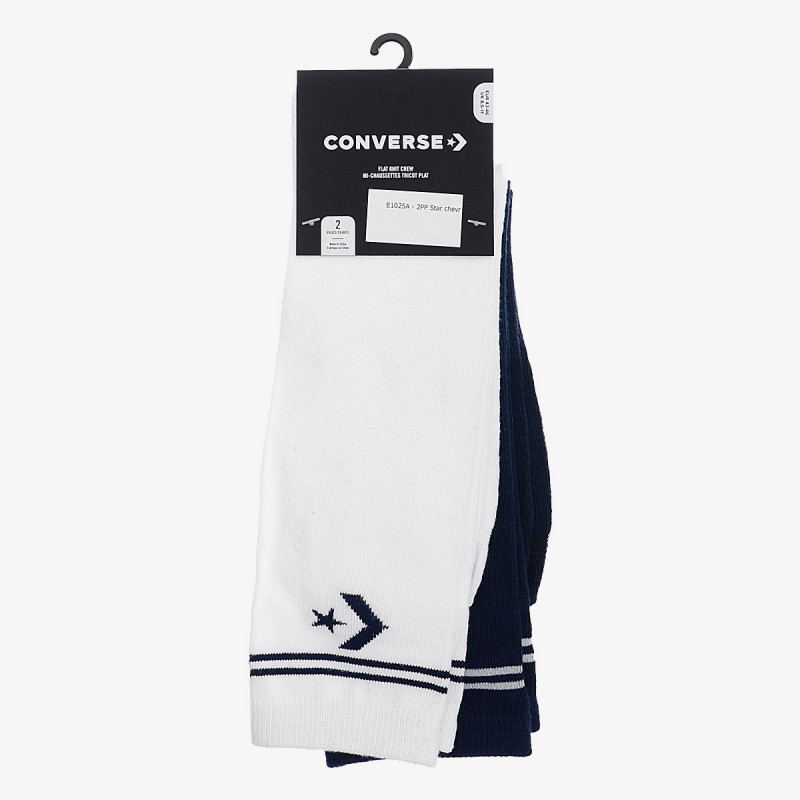 CONVERSE ČARAPE 2PP Star chevron double stripe Crew 