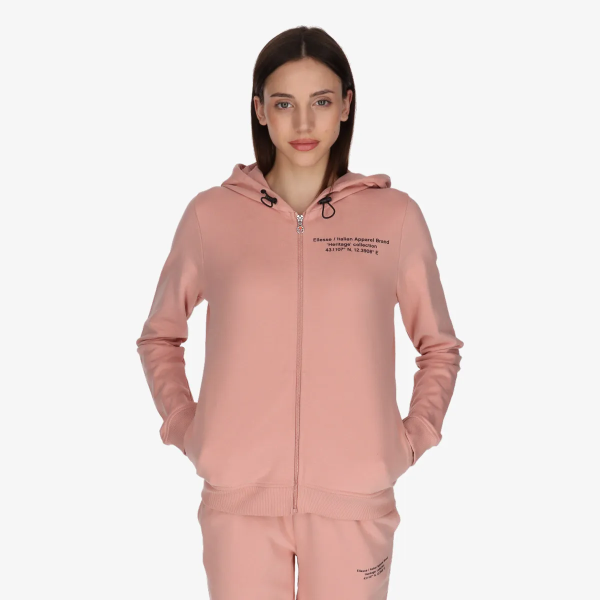 ELLESSE Dukserica LADIES HERITAGE FULL ZIP HOODY 